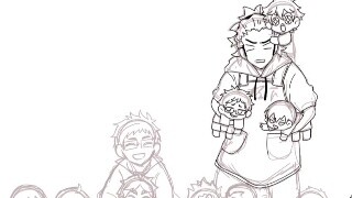 โค้ชอูยังและมิสเตอร์ทาเคดะอยู่ที่นี่พร้อมเหล่าสาวน่ารักจากชมรมวอลเลย์บอลคาราสึโนะ ~ ในที่สุดฉันก็วาด