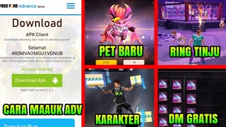 CARA MASUK ADVANCE SREVER FREE FIRE, PET TERBARU DREKI, KARAKTER SHIRAU
