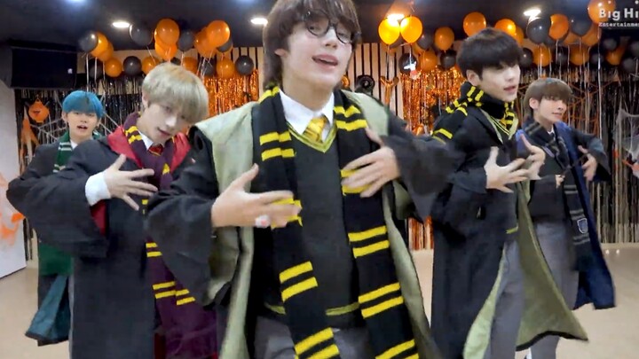 【TXT】191029 หนุ่มพ่อมดฮอกวอตส์! เปิดเผยห้องซ้อมเพลง “Run Away” สำหรับเทศกาลฮาโลวีน!