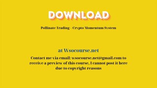 [GET] Pollinate Trading – Crypto Momentum System