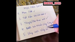 Mục tiêu đã thực hiện năm vừa qua