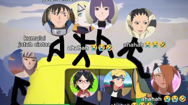 waduh pada kabur dari Konoha nih 😂😂😂