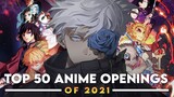 Top 50 Anime Openings of 2021