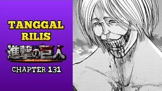 Tanggal Rilis Attack on Titan Chapter 131 dan Pembahasan