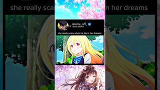 she really scare when he die in her dreams #anime #animeedit #animeamv #animelover #romantic