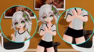 【MMD\4k】要和纳西妲一起做 运 动 嘛！！!