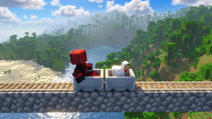 Railway Transport Plan [Corgi] Minecraft Vanilla Survival EP2