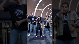 Dance Challenge Jin & Jun The Movie Alif Rivelino, Clay Gribble, Davina Karamoy 🕺💃🍿 #shorts