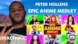 Peter Hollens Epic Anime Medley Ft. AmaLee (Reactions)