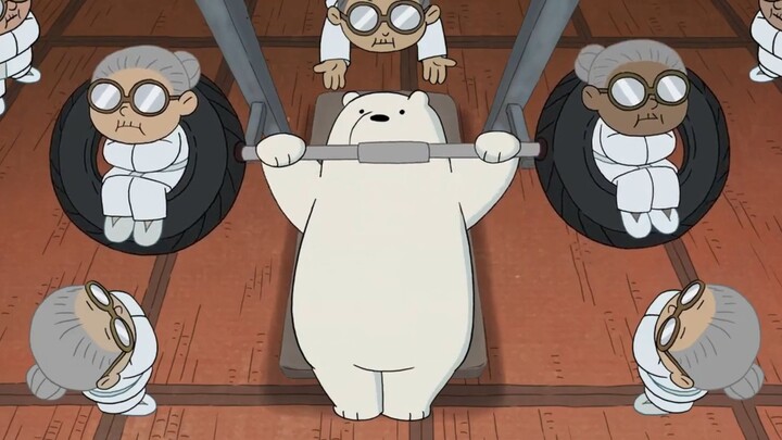 How do polar bears exercise? Just like playing