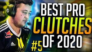 THE BEST PRO CLUTCHES OF 2020 #5! (SPLENDOROUS PLAYS) - CS:GO