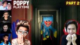 Reaksi Gamer DiKejar - Kejar Boneka Seram Huggy Wuggy Part 2 | Poppy Playtime Indonesia