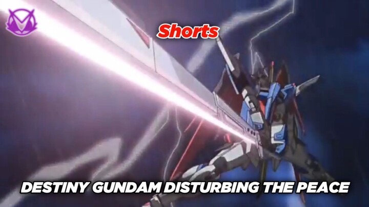 Destiny Gundam Disturbing the Peace Gundam Seed Destiny