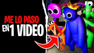 😨 ESTO es INCREIBLE! 😱 Me PASE el RAINBOW FRIENDS en UN VIDEO (ROBLOX)