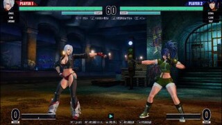 KOF15　世界１位アンヘル　怒りチームを圧倒　スピード速すぎる…