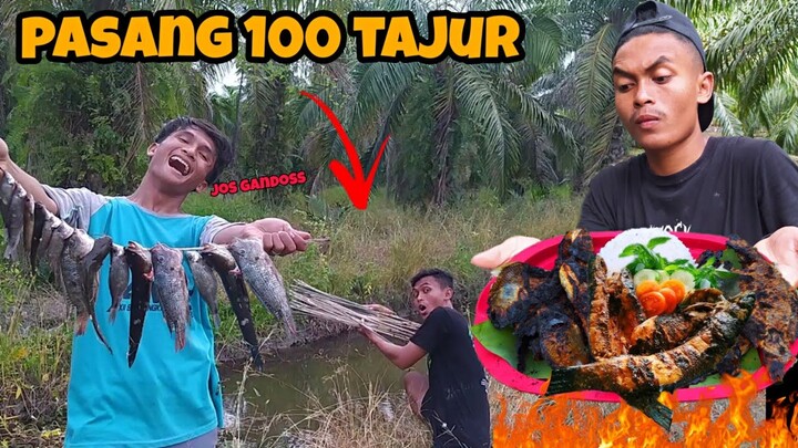 NGEBOLANG SAMPE MAGHRIB‼️& LANGSUNG BAKAR HASIL PASANG 100 TAJUR BERSAMA ANGGA YUTUBER