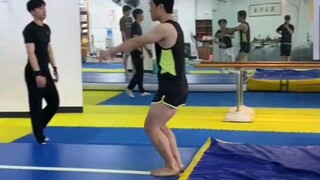 I hope I can recreate Leo's continuous backflips!