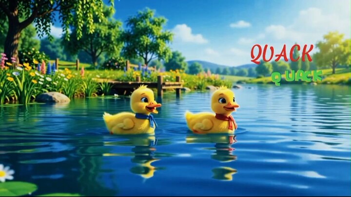 Two Little Ducks  | Fun Counting Song for Kids | Learn Numbers 1 & 2  Preschool