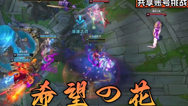 سيدة السيف: "لا يمكن! كيف لريفين، التي قتلت كل من يحاول جمع الأصدقاء، أن تفوز باللعبة؟" تحدي حساب مش