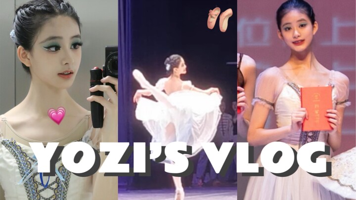 🩰｜_vlog لمسابقة داخل الحرم الجامعي لطلاب رقص الباليه في مدرسة بكين للمسرح! الفائز بالميدالية الذهبية