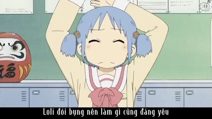 Loli đói bụng nên làm gì cũng thấy đáng yêu #anime