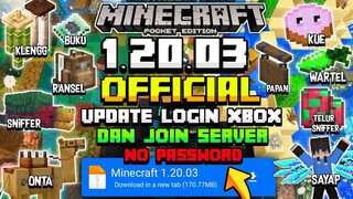 UPDATE!! Minecraft versi terbaru 1.20.03 Bisa Login xbox & Dan Join server | No password!! work 100%