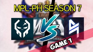 EXE VS BLACKLIST [GAME 1] EXECRATION VS BLACKLIST INTERNATIONAL |  MPL-PH SEASON 7 Week 2 Day 1