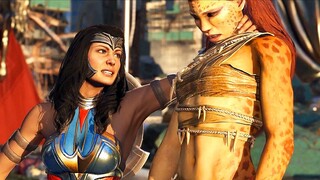 Wonder Woman Vs Cheetah Fight Scene FULL BATTLE 4K 60FPS - Injustice 2