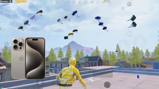 Wow! NEW iPhone 15 PRO MAX GAMEPLAY🔥Pubg Mobile