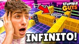 Hice TRAMPAS en un TORNEO INFINITO de BLOCK DASH en STUMBLE GUYS!