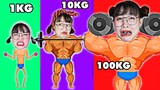 Hà Sam Quyết Tâm Tập GYM Để Trở Thành Vận Động Viên Cử Tạ Quốc Tế - Tough Man