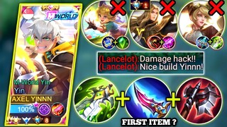 YIN VS FAST HAND LANCELOT AND PRO JOY IN SIDELANE | YIN BEST BUILD & EMBLEM 2023 | MOBILE LEGENDS