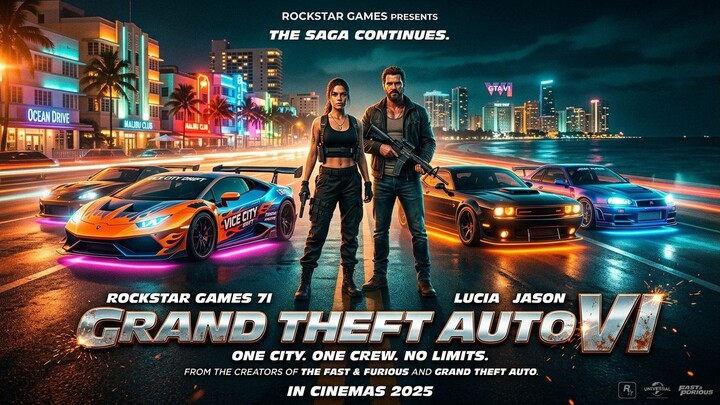 GTA VI VERSÃO VELOZES E FURIOSOS