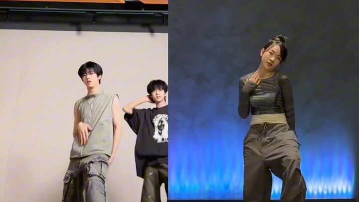 怎么有跳水系爵士这么强的大主唱！TF四代练习室张函瑞henny talk舞蹈（编舞师：菠萝）