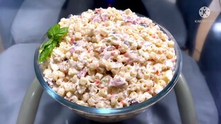 FILIPINO CREAMY CHICKEN MACARONI SALAD |  SIMPLE BUT FLAVORFUL