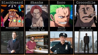 One Piece Characters Profession in the Real World