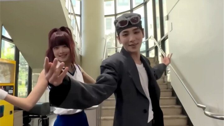 【KEY x 洪恩採】HARD challenge帅哥美女好养眼 SHINee x LESSERAFIM