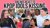 Siblings react to KPOP Idols Kissing Moments | Funny & Cute 2019 | REACTION 😂