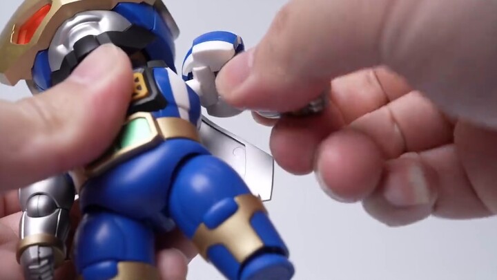 Mắt sáng lên! Đầu to hình người! Đội trưởng Chuồn Chuồn & Tian Delina Mèo Cam Giáp Công Nghiệp Tiểu 