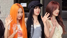 4K (G)I-DLE 240709 "Lee Eun-ji's Music Plaza" on the way to work on the radio station