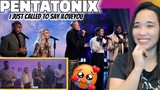 HEART-STIRRING! I JUST CALLED TO SAY I LOVE YOU PENTATONIX REACTION [OFFICIAL VIDEO + TheEllenShow]