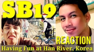 SB19 - REACTION VIDEO - Having Fun at Han River, Korea