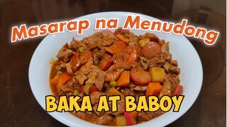 Paano magluto ng masarap na MENUDO | MENUDONG Baka at Baboy