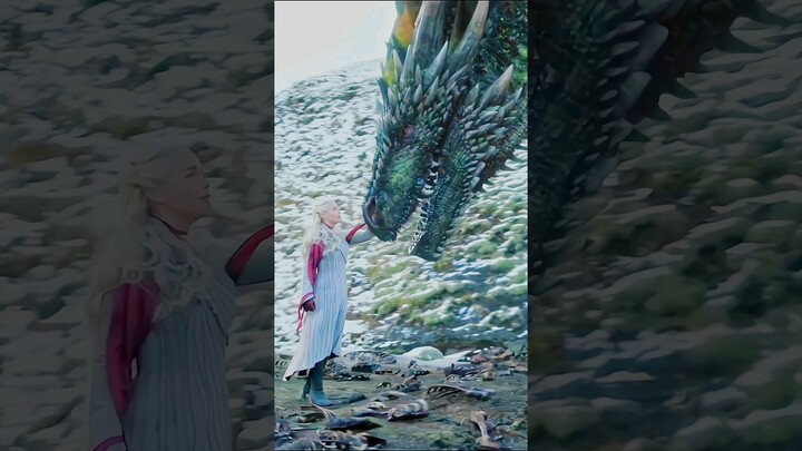 Two great dragons of the Khaleesi game of thrones #daenerystargaryen #got #gameofthrones  #dragon
