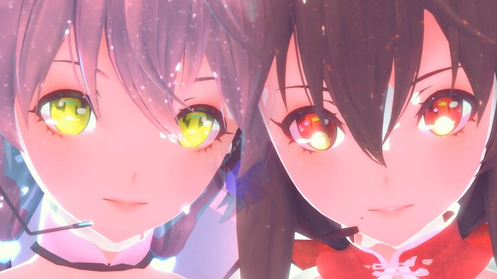 [MMD] สองสาวสุดน่ารักโชว์สเตปแดนซ์ในเพลง No title