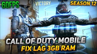 CONFIG CODM S12 SMOOTH EXTREME FIX LAG 60 FPS | CALL OF DUTY MOBILE SEASON 12 [GAMERDOES]