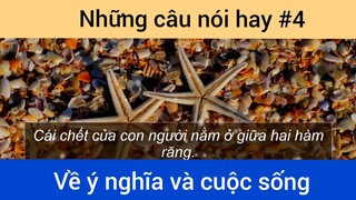 Những châm ngôn hay về cuộc sống