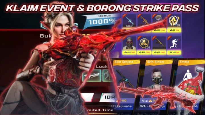 Beli Strike Pass & Klaim Event zombie & Gameplay Highlight🔥 - Blood Strike Gameplay