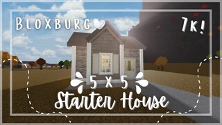 Roblox | Bloxburg | No Gamepass 5 x 5 Tiny Starter House | Speedbuild & Tour | Tapioca