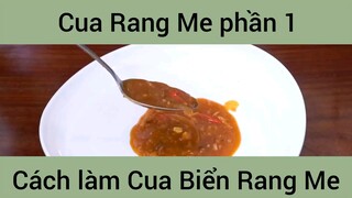 Cách làm cua biển rang me